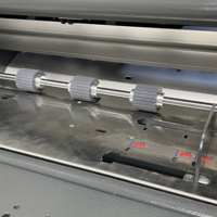 Cortadora de Papel con Servomotor E-CUT, Cuchilla Única, Rueda de Goma, Alimentación Automática, Máquina de Corte de Etiquetas y Adhesivos ESP32-S