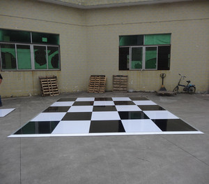 Pisos de Madera Contrachapada para Bodas, Fiestas, Conferencias y Pistas de Baile, de Instalación Rápida, con Borde de Aleación de Aluminio - Product Image 3