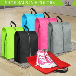 Sacs à chaussures de voyage personnalisés avec logo, sacs à chaussures imperméables, organisateurs de rangement personnalisés, pochette zippée imperméable - Product Image 6