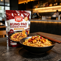OEM 200g Kung Pao Flavor Ramen Noodles 3 Min Cook Instant Halal Bulk Pack for Africa Mideast