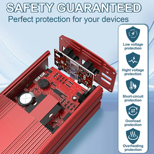 300W điện biến tần DC 12V đến 110V AC hiệu suất cao xe biến tần với 4.2A kép USB <span class=keywords><strong>Adapter</strong></span> chúng tôi anh AU EU - Product Image 5