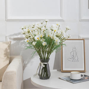 Fiori artificiali all'ingrosso della fabbrica margherita di seta cespugli decorazione per la casa di nozze fiori - Product Image 6