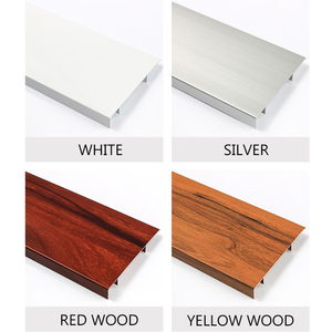 Moderna Villa ZN <span class=keywords><strong>autoadhesivo</strong></span> 60mm aluminio curvado Metal rodapié perfil suelo Protector zócalo cocina pared Base Coved - Product Image 3