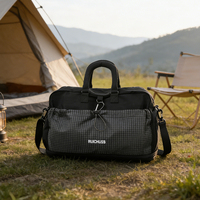 Sac de voyage de grande capacité, imperméable, sac de sport tendance avec compartiment à chaussures et séparation sec-humide, hautement extensible