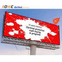 AOWE Panneau d'affichage fixe pour l'extérieur, vidéo, panneau d'affichage, panneau d'affichage, publicité, écran LED extérieur