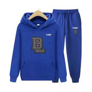 Conjunto de chándales con cremallera para hombre, ropa deportiva, dos piezas, informal, nuevo Otoño, chándal bordado de chenilla para hombre - Product Image 5