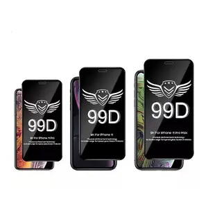 Verre trempé 99D pour Vivo V21 E iQOO Z3 Y72 S9E iQOO Neo 5 protecteurs d'écran de dureté d'usine pour Samsung Huawei Oppo Xiaomi