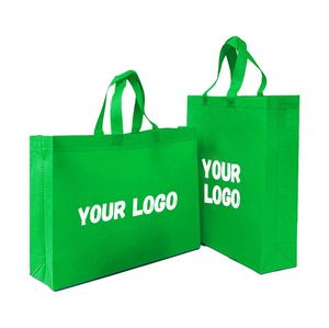 Stock Blank Vertical <b>Small</b> Size Promotional Reusable PP Non Woven Grocery Shopping Tote Bag - Product Image 1