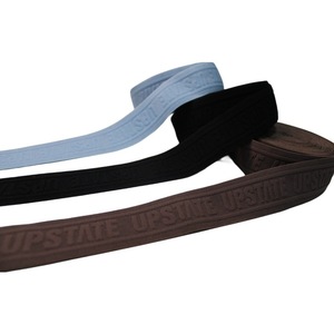 Sang trọng lõm-lồi thiết kế Jacquard Dây đeo đàn hồi Dập nổi 3D xương cá Nylon băng cho thắt lưng kết cấu 3D Nylon Băng lồi - Product Image 4