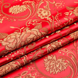 Hoa Chất Lượng Hàng Đầu Tuyệt Đẹp Hoa Mẫu Đơn Hoa Thiết Kế Thổ Cẩm Vải Trong Màu Xanh Lá Cây Màu Sắc Cho Trung Quốc Phong Cách Sofa Mat Nhà Dệt - Product Image 4