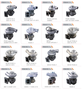 อะไหล่เครื่องจักรก่อสร้าง 6BD1 6BD1T 6HE1 6SD1 6BG1 6HK1 6UZ1 RHG7 เทอร์โบชาร์จเจอร์เครื่องยนต์ดีเซลสำหรับ ISUZU เทอร์โบมอเตอร์ - Product Image 3