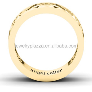 Anello unico 925 argento Sterling Celtic a tre colori anello di fidanzamento personalizzato per coppia - Product Image 5