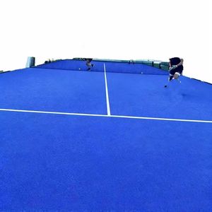 Césped Artificial <span class=keywords><strong>para</strong></span> Pista de Pádel, Césped Sintético de PE de 12 mm <span class=keywords><strong>para</strong></span> Pista de Tenis de Pádel, Suelo Deportivo Resistente al Desgaste y Anti-UV - Product Image 1