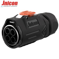 Jnicon MJ32 connecteur XLR étanche IP67 prise femelle et connecteurs mâles 4Pin haute tension 80A/600V pour désherbeur