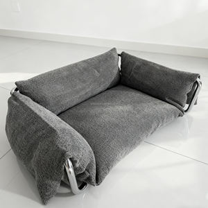 Hoge Kwaliteit Minimalistische Stijl Huisdier <span class=keywords><strong>Bed</strong></span> Voor Katten Honden Stabiele Antibacteriële Stofdichte Wasbare Stof Spons <span class=keywords><strong>Plastic</strong></span> Materialen - Product Image 5