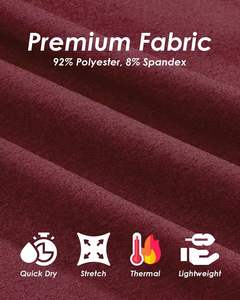 Premium hommes demi fermeture éclair pull sweat à manches longues chiné Golf chemise coton polaire doublure séchage rapide 1/4 personnalisé imprimé - Product Image 4