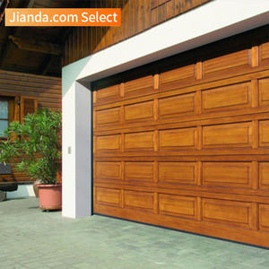 Puerta/puerta de garaje automática Seccional de acero galvanizado de alta calidad de Color madera, puerta de garaje eléctrica de 11 pies X 5 pies - Product Image 2