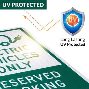 تصميم مخصص عاكس البلاستيك الألومنيوم علامة وقوف السيارات في الشوارع سلامة الطريق PVC علامة تحذير بالجملة - Product Image 3