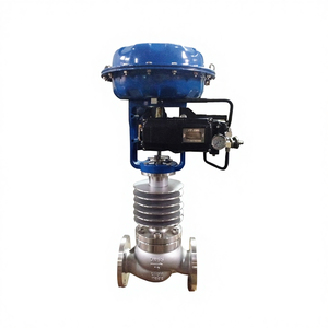 Válvula de diafragma neumática automática de un solo asiento para alta temperatura con electro-neumática JCHT - Product Image 6