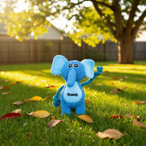 Jouet pour chien en peluche Yommy, éléphant, 30 cm, jouet interactif pour animaux de compagnie - Product Image 3