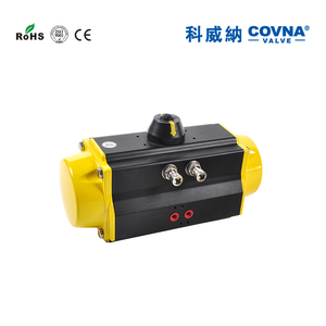 Actuador de Válvula Neumática de Doble Acción de Aleación de Aluminio COVNA de 1/2 Pulgada con Ventana de 90 Días 90. Rotatorio, con retorno por resorte - Product Image 5