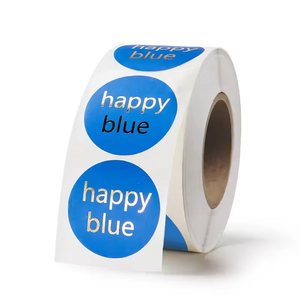 Tùy chỉnh vòng cá nhân dán riêng giấy Vinyl dính không thấm nước Nhãn dán nhãn in ấn logo Sticker CuộN - Product Image 3