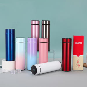 500ml di temperatura intelligente con Display a doppio strato in acciaio inossidabile <span class=keywords><strong>tazza</strong></span> <span class=keywords><strong>Thermos</strong></span> per auto portatile per caffè Smart Business regalo - Product Image 6