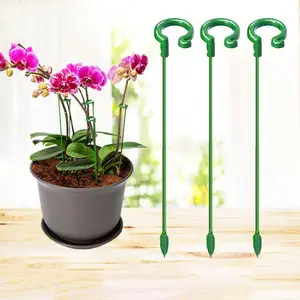Most Popular Garden Fiberglass Plant Support Stake Single Stem Support Ring For Flower Plants