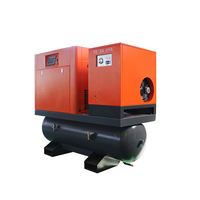 Compresseur d'air à vis à aimant permanent haute pression 15KW 16Bar 20Bar 380V 50Hz, refroidi par air, lubrifié, silencieux, pompe industrielle