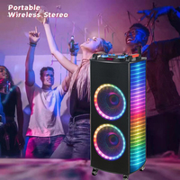 NDR-1010S haute qualité double 10 pouces basses woofers original grand haut-parleur 60W système de cinéma maison karaoké musique chicane haut-parleur