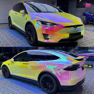 Vinilo para Envolver Automóviles de 3 Metros, Película Adhesiva para Automóviles que Cambia de Color Dorado Electrochapado, Modificación de Motocicletas - Product Image 5