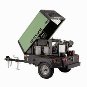<span class=keywords><strong>Compresseur</strong></span> d'air rotatif portable <span class=keywords><strong>Sullair</strong></span> 185 CFM, alimenté par un moteur diesel, pour la construction et les mines, <span class=keywords><strong>Compresseur</strong></span> <span class=keywords><strong>Sullair</strong></span> - Product Image 4