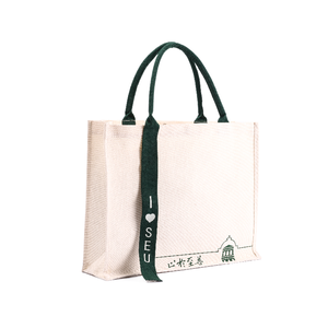 Logotipo personalizado Canvas Laptop Tote <span class=keywords><strong>Bag</strong></span> com bolso e Zipper University Shopping Handbags - Product Image 5