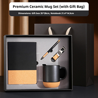 Ensemble de carnets de luxe modernes pour fournitures de bureau, coffret cadeau de carnets à couverture rigide pour souvenirs d'affaires