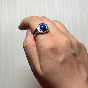 Anello <span class=keywords><strong>Originale</strong></span> Mikaelson in Argento S925, Gioiello Raffinato per Uomo e Donna, Ispirato a <span class=keywords><strong>The</strong></span> Vampire Diaries, con Lapislazzuli Naturale, Regalo alla Moda - Product Image 4