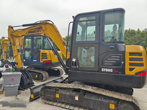 รถขุดตีนตะขาบไฮดรอลิกขนาดเล็ก รุ่นใหม่ SY50U SY60C SY75C ของแท้จากโรงงาน รับรองโดยศูนย์บริการ  ขนาด 5 ตัน 6 ตัน 7 ตัน - Product Image 5
