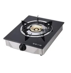 Tempered Glass Double Burner Gas Hob Zhongshan factory