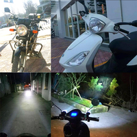 Sistema de iluminación para motocicleta, miniluz Led de 1000Lm y 8W, faro de trabajo para Moto
