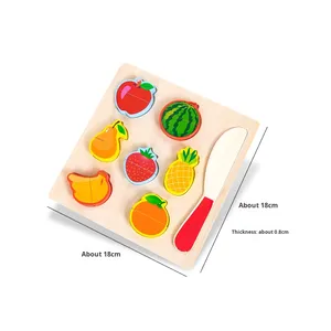 Haute qualité <span class=keywords><strong>en</strong></span> <span class=keywords><strong>bois</strong></span> fruits coupe Puzzle Simulation conseil <span class=keywords><strong>cuisine</strong></span> semblant jouer <span class=keywords><strong>jouet</strong></span> pour fruits et légumes - Product Image 5