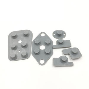 SYYTECH Boutons de manette de jeu en caoutchouc de silicone pour <span class=keywords><strong>N64</strong></span> Pièces de réparation en silicone conducteur Modèle NGC-016 - Product Image 5