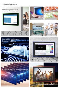 Tableta Poe Android todo en uno, 10 pulgadas, cómoda, para sala de reuniones, con barra de luz Led - Product Image 2