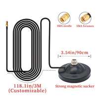 Antenne WiFi extérieure omnidirectionnelle haute performance 8dBi 868/915/2.4G/5.8G MHz longue portée en fibre de verre