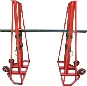 Charge lourde de sécurité tambour de câble hydraulique de 5 - 20 tonnes cric de levage, support d'enrouleur de câble - Product Image 3