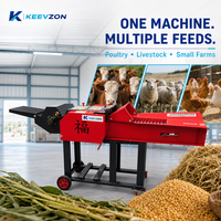 Machine à pétrir la paille pour l'alimentation des bovins, à large entrée, robuste, à fonctionnement facile, faible entretien, coupe uniforme
