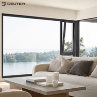 Ventanas de Aluminio Personalizadas Directas de Fábrica, con Rotura de Puente Térmico, Triple Sellado, Resistentes al Viento y al Sonido, para Proyectos de Condominios Modernos y de Lujo
