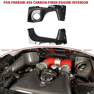 New Arrival OEM Style Dry Carbon Fiber Car <b>Interior</b> Auto Parts Engine <b>Interior</b> Kit for Ferrari 458 - Product Image 4