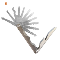Ensemble d'outils de serrurier professionnel, extracteur de clés cassées, kit multifonctionnel portable pour serrures de portes et de voitures