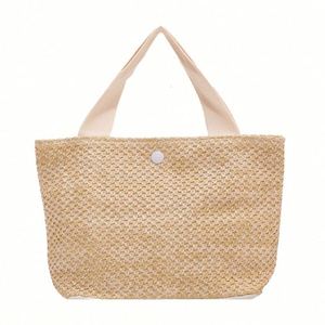 Bolso de Playa de Rafia Hecho a Mano, Mini Bolso Tote de Hombro para Mujer - Product Image 1