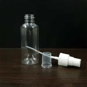 Bouteille de pulvérisation en plastique transparent blanc, bon prix, 30ml, 60ml, 1oz, 2oz, pour dormir, mignon, voyage, flacon pulvérisateur