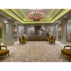 Len Màu Nâu Lụa Lớn Kích Thước Lớn Ả Rập Majlis Thảm Và Thảm Phòng Khách Tay Tufted Cho Thổ Nhĩ Kỳ Nhà Ả Rập Jalsa Salon Phòng - Product Image 2